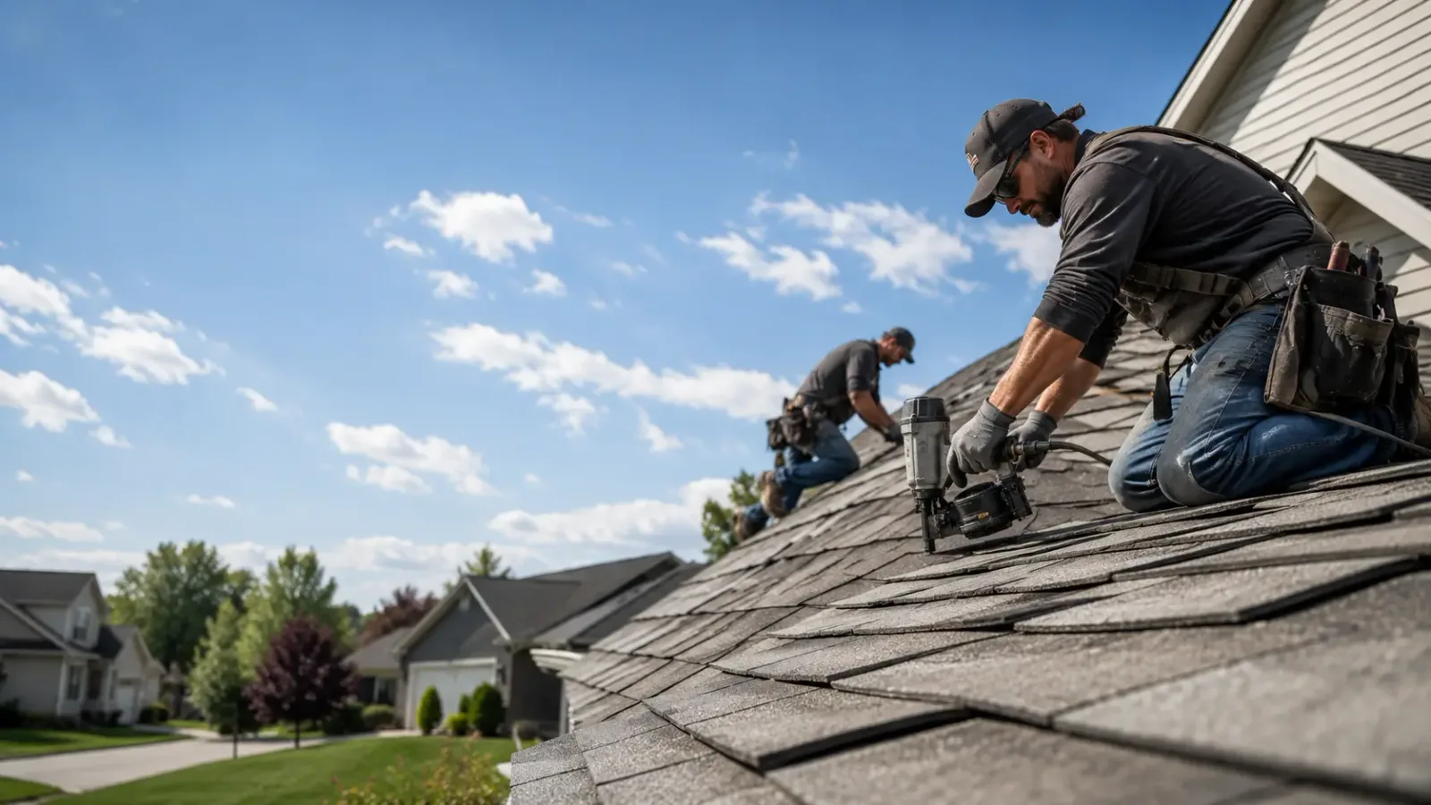 Storm Damage Roof Repair in Pittsburg, OK near me